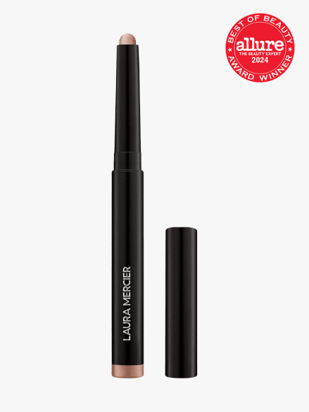 Laura Mercier Caviar Stick Eye Shadow in branded component with best of beauty seal in the top right corner on a light gray background